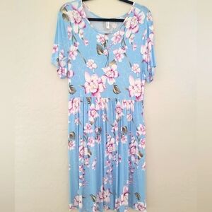 DB Moon Casual Summer Dress with Pockets - Size XL